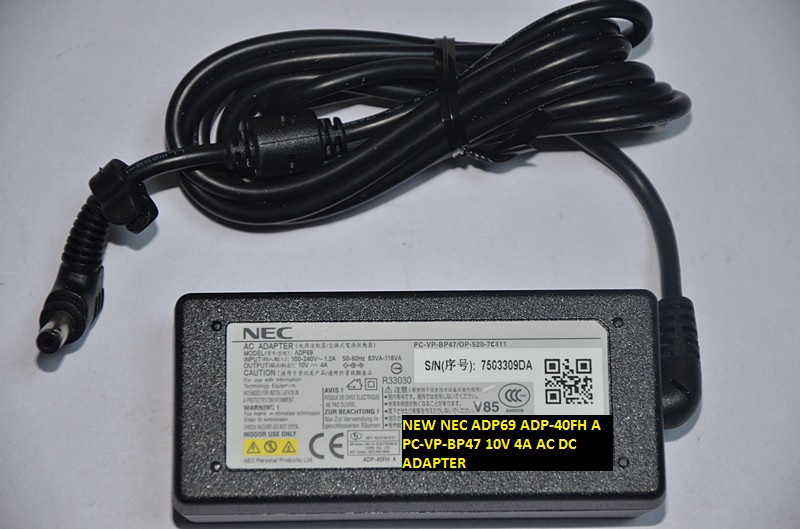 NEW NEC 10V 4A ADP69 ADP-40FH A PC-VP-BP47 AC DC ADAPTER